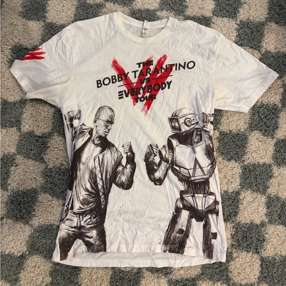 Logic Bobby Tarantino White Graphic T-Shirt